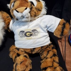 Tiger Plush with White Shirt